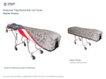TITAN American Flag Reversible Cot Cover | Pewter Paisley