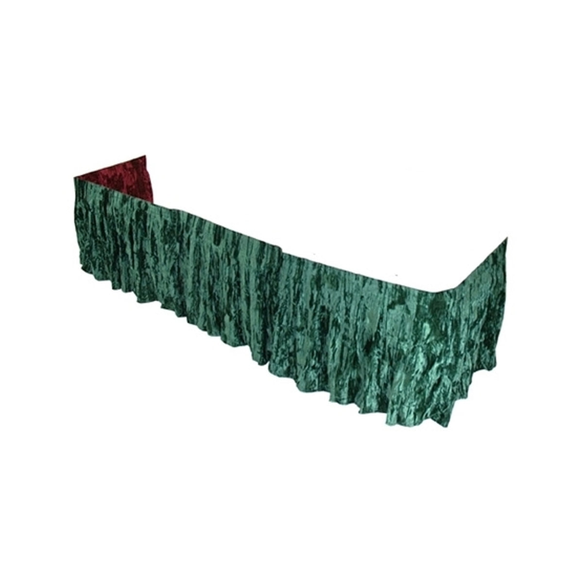 TITAN two-sided replacement drape shown with green and burgundy-toned fabric; support frame not included