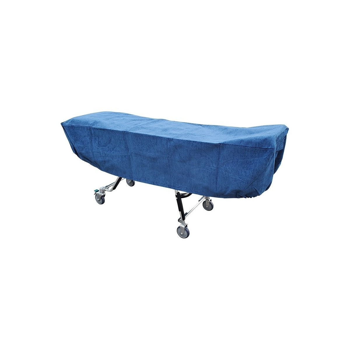 Navy Blue Cot Cover - actual product photograph on white