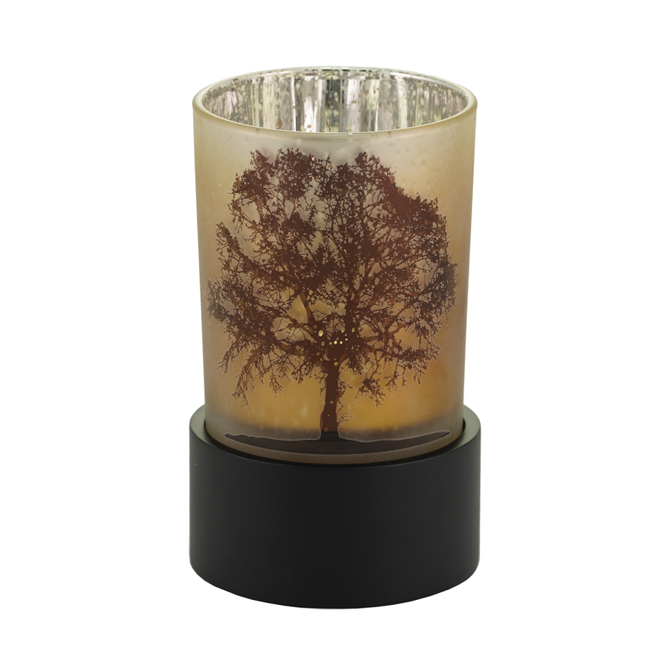 Tree of Life Glass Candle Keepsake Urn