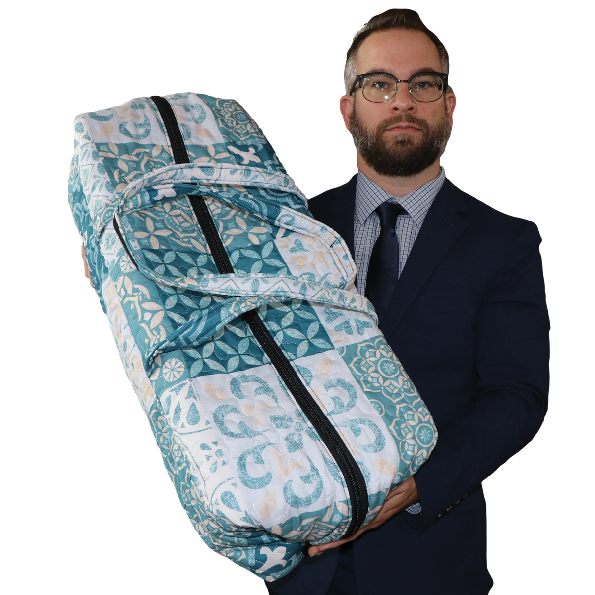 Turquoise Mosaic Infant Removal Case - Plus