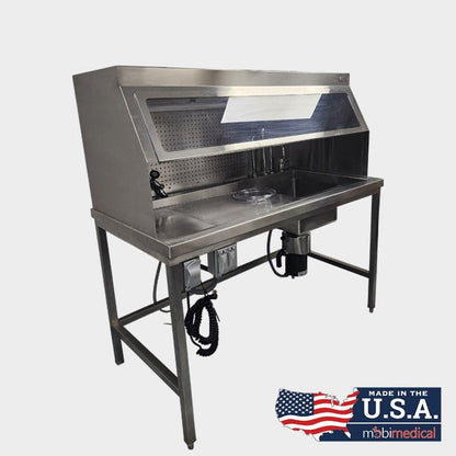 Pathology Grossing Station | USPE-1035-01 | Downdraft Ventilation | 304 Stainless | U.S. Pathology Equipment
