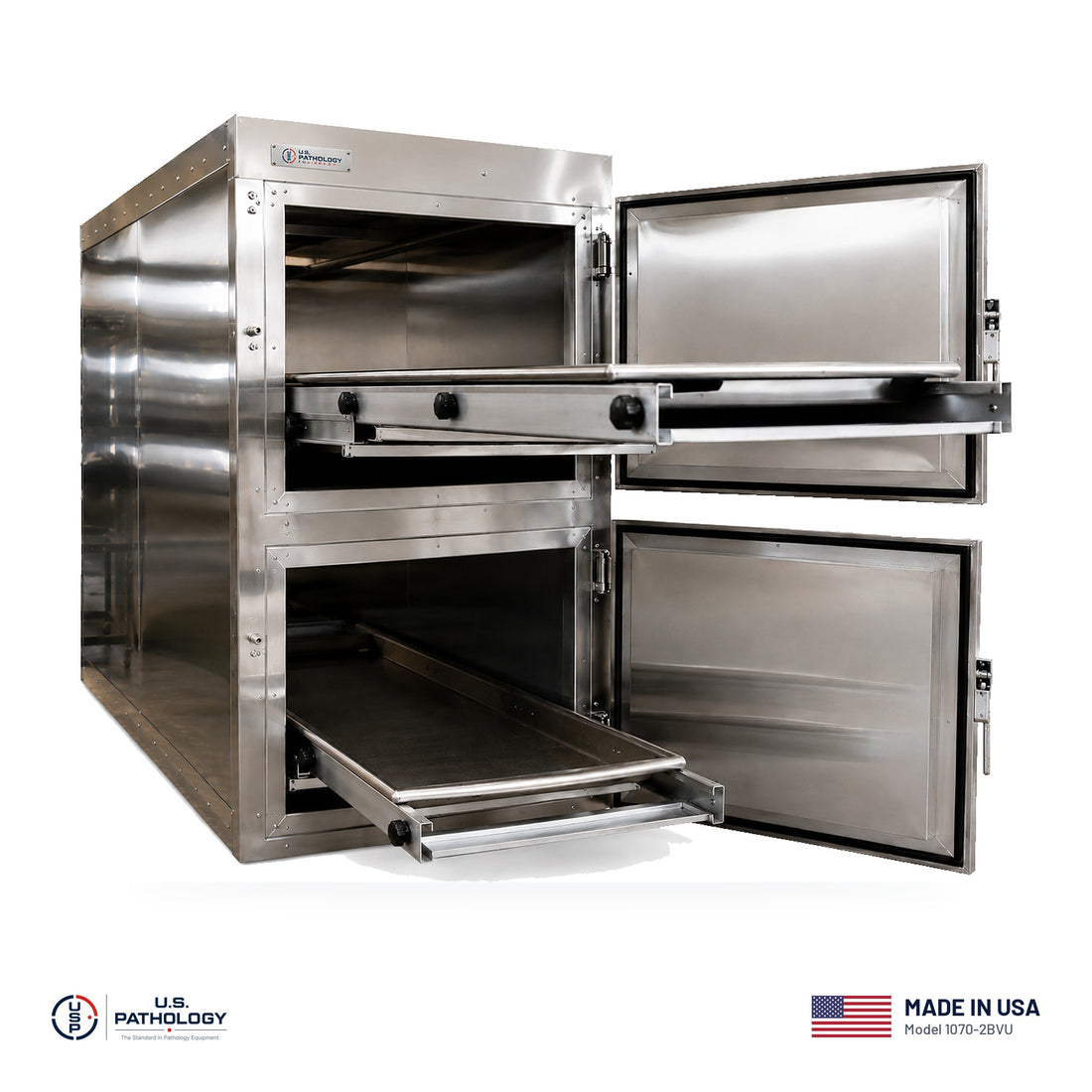 2-Body Vertical Vault Morgue Cooler