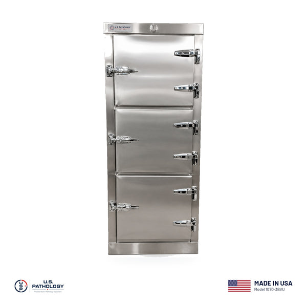 3-Body Vertical Vault Morgue Cooler