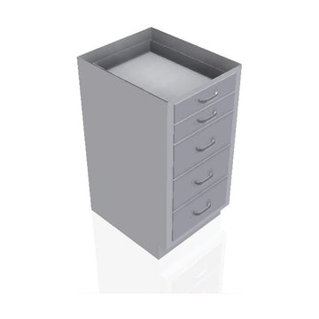 5-Drawer Prep Room Base Cabinet, 18–24" – Model AME-CW-2358