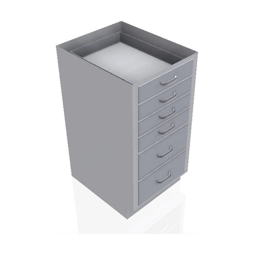 USPE 6-Drawer Lab Base Cabinet, 18–24" – Model USPE-CW-2369