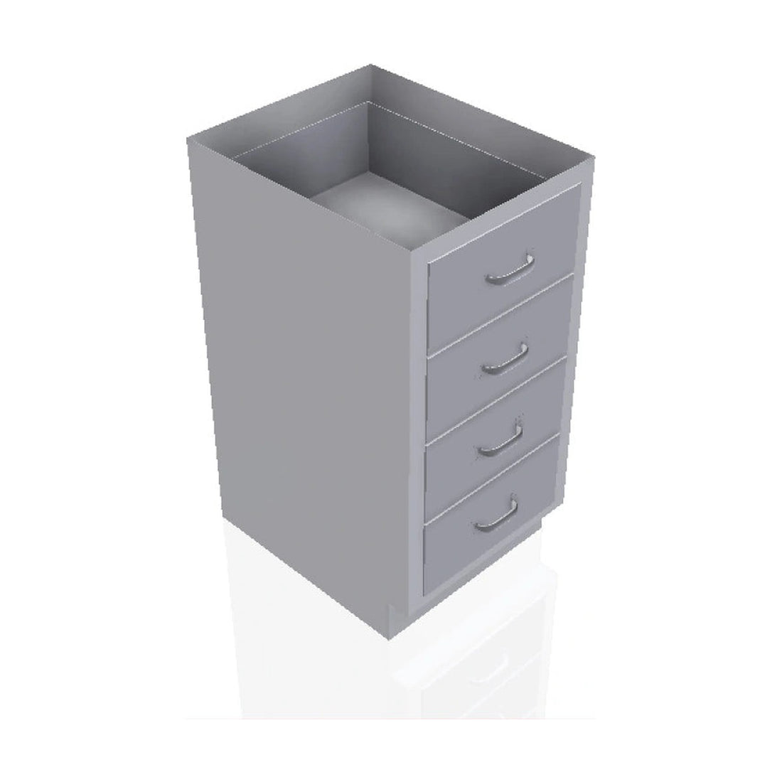 USPE 4-Drawer Lab Base Cabinet, 18–24" – Model USPE-CW-2371