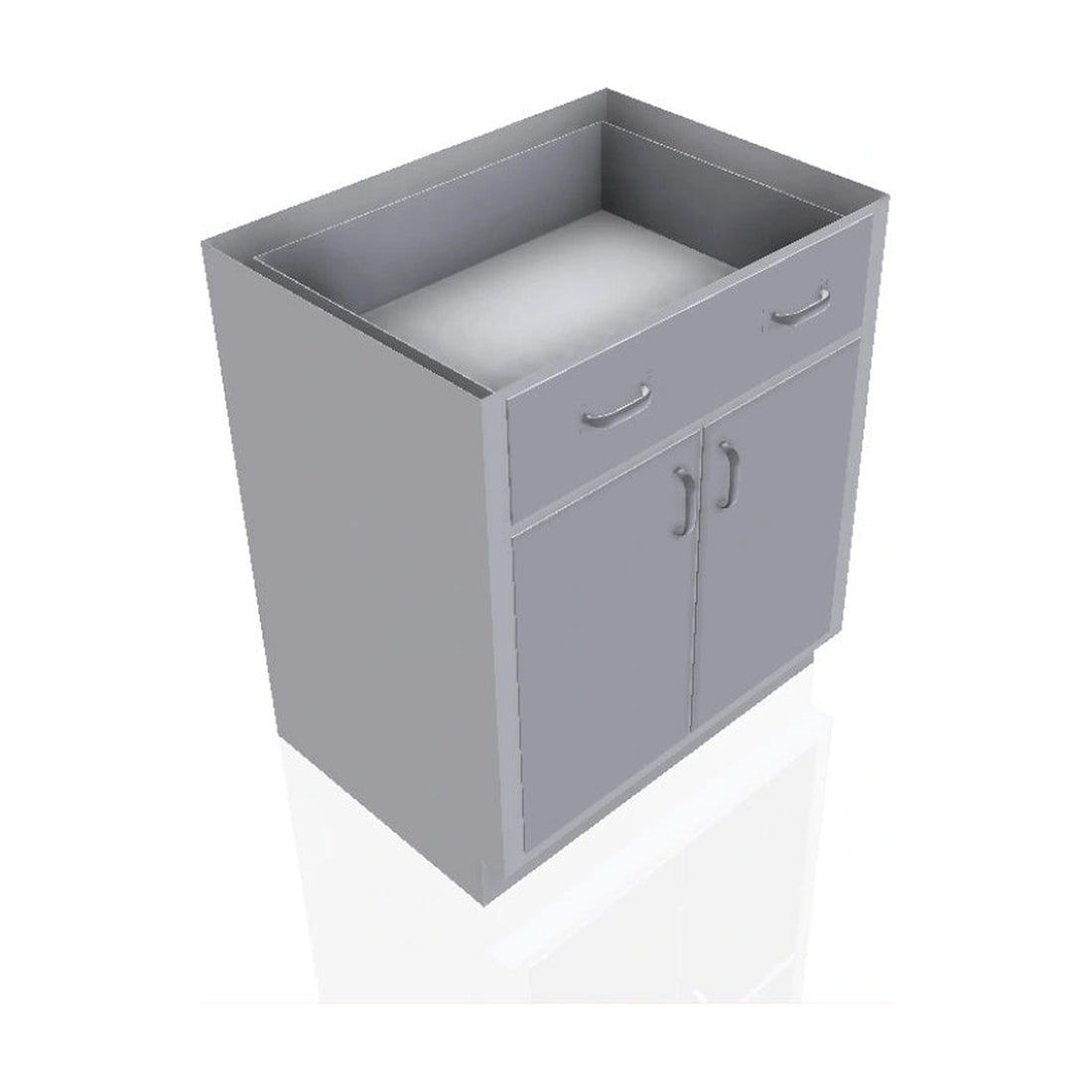 USPE Lab Base Cabinet with Full-Width Drawer & 2 Doors, 30–48" – Model USPE-CW-2421