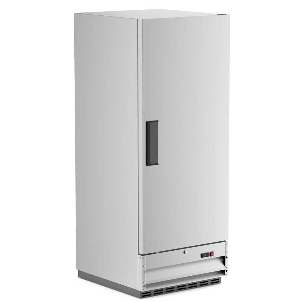 USPE 25" Compact Solid Door Lab Refrigerator, 11 Cu. Ft. (USPE-LR1-25S), angle view