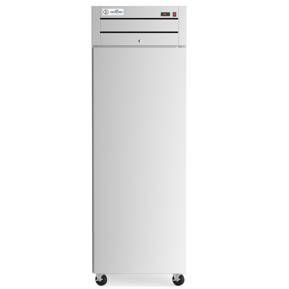 USPE 27" Top-Mount Solid Door Lab Refrigerator, 19 Cu. Ft., front view