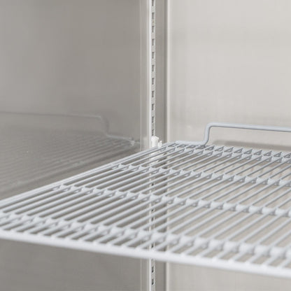 USPE 54" Dual-Temp Lab Refrigerator/Freezer, 42 Cu. Ft. (USPE-LRF2-54), adjustable shelf clip detail