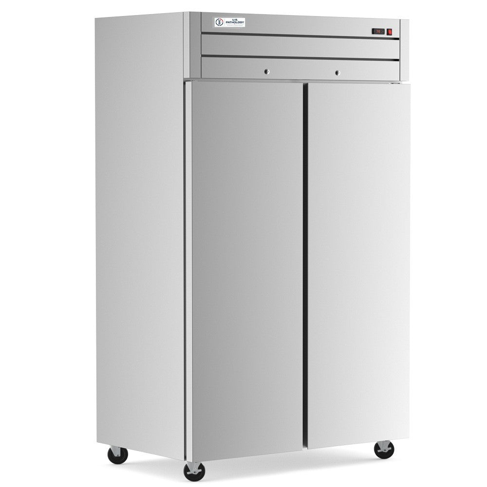 USPE 54" Two-Door Top-Mount Lab Refrigerator, 43 Cu. Ft. (USPE-LR2-54TM), product view