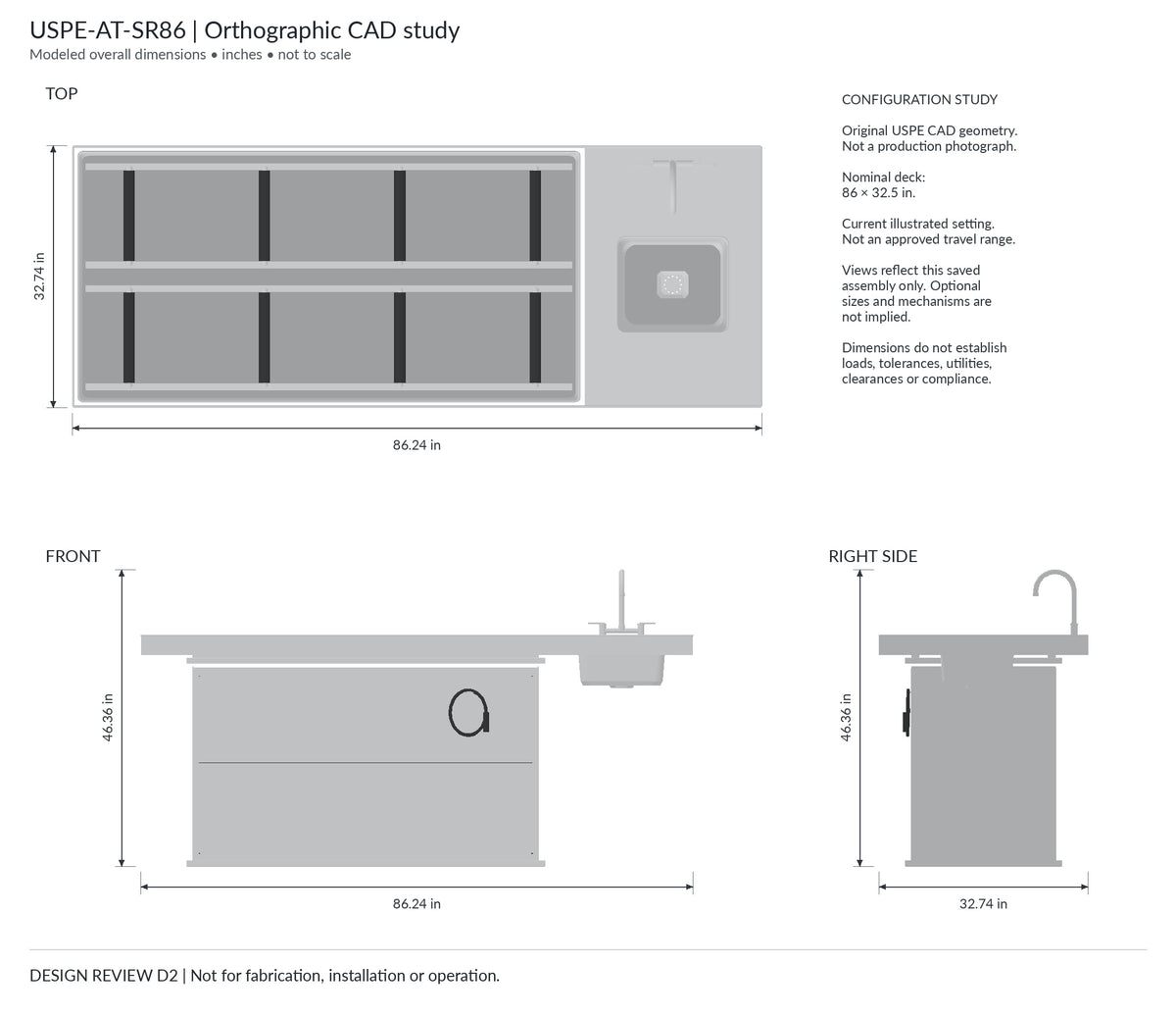 Split-Roller Pedestal Autopsy Table, view 3