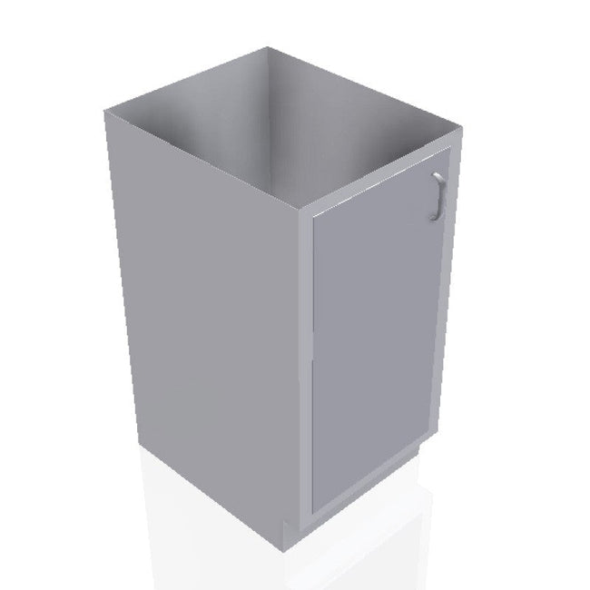 18 in. Stainless Steel Base Cabinet: 1 Right Door