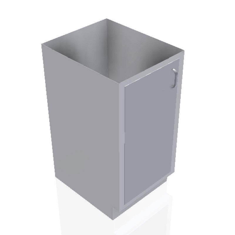 18 in. Stainless Steel Base Cabinet: 1 Right Door