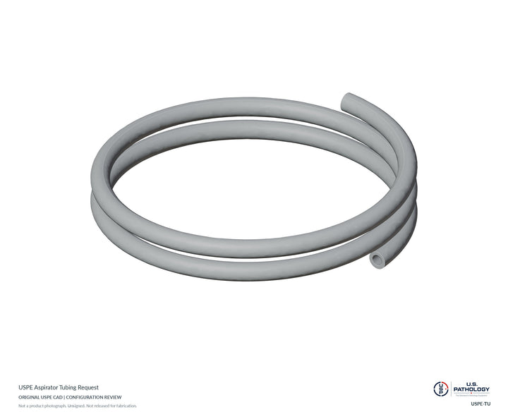 USPE Aspirator Tubing Request | USPE-TU | Original CAD configuration review, not a product photograph