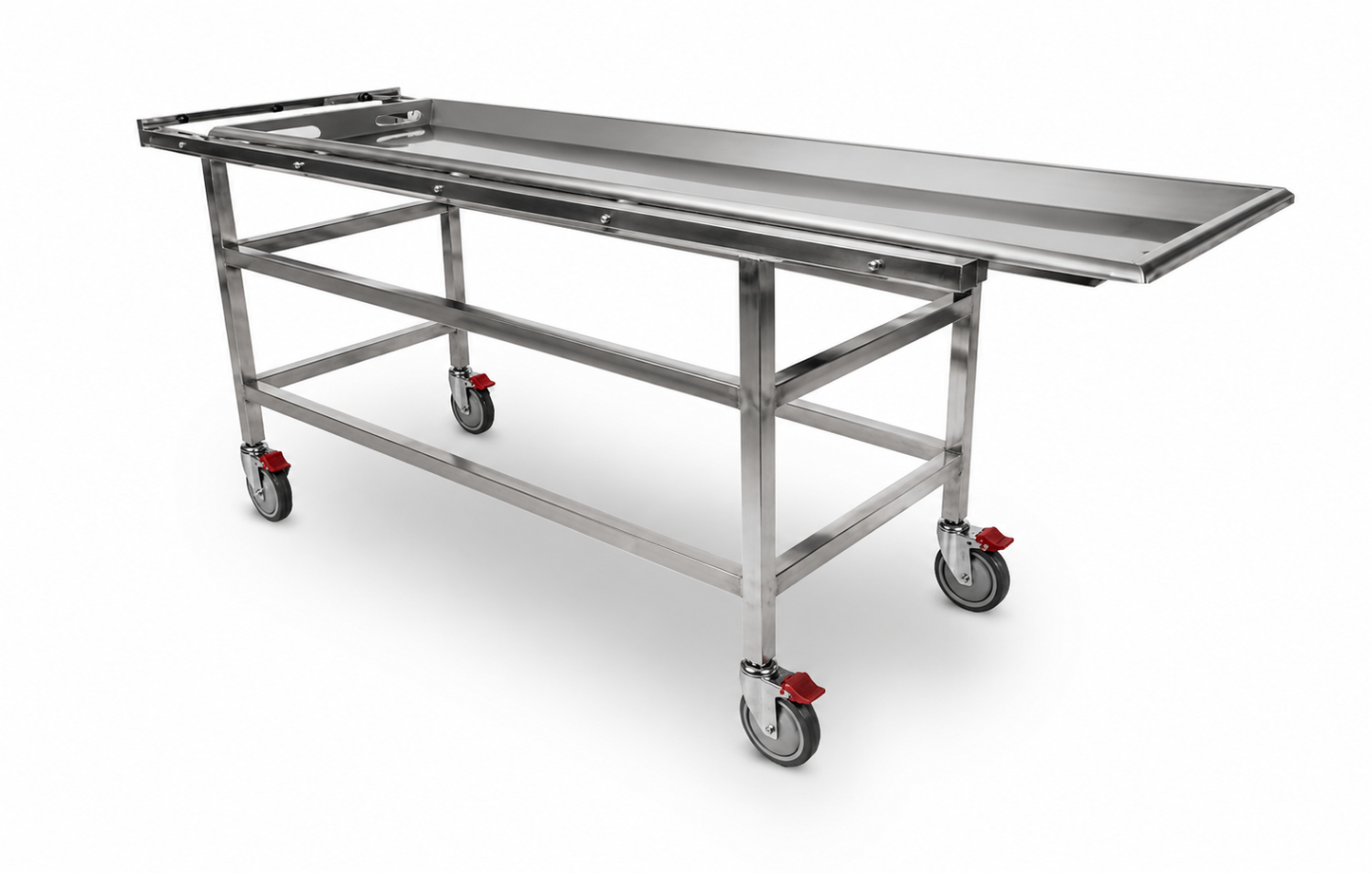 Pathology teaching laboratory rotating dissection table with removable body tray top for cadaver instruction