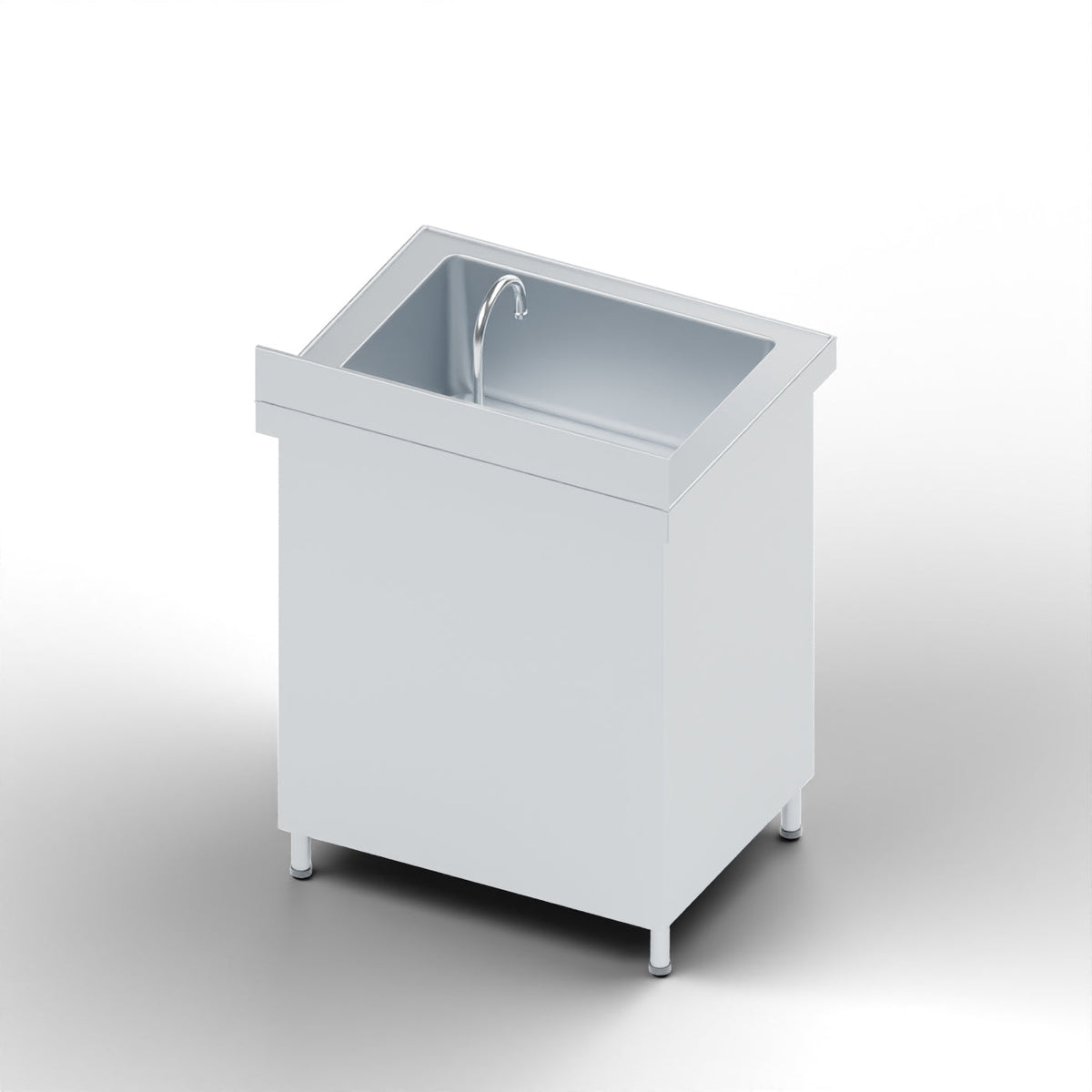 Stainless Steel Cabinet Wash Station, view 3