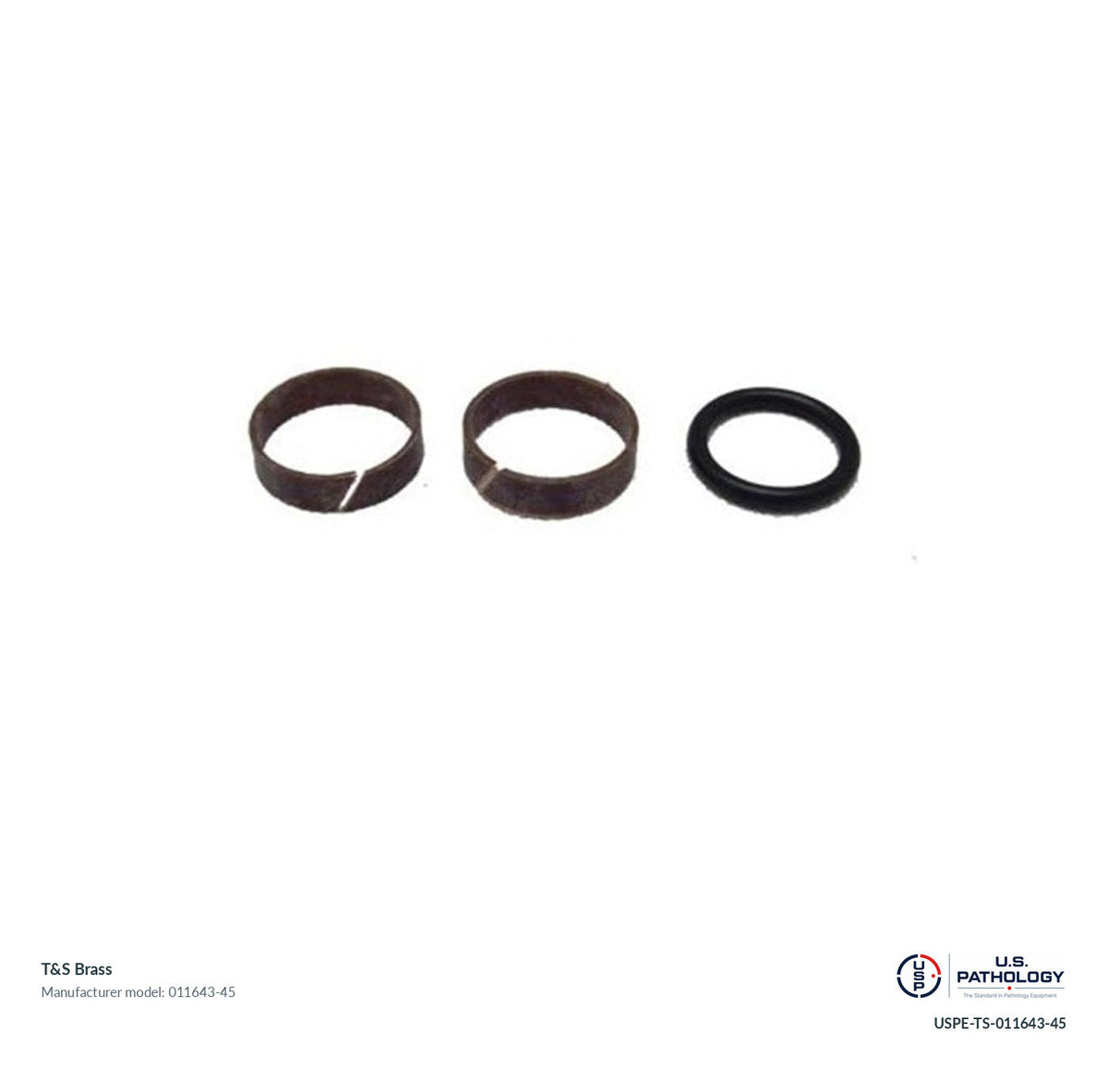 T&S Brass 011643-45 Swivel repair kit; genuine T&S manufacturer reference; USPE catalog USPE-TS-011643-45