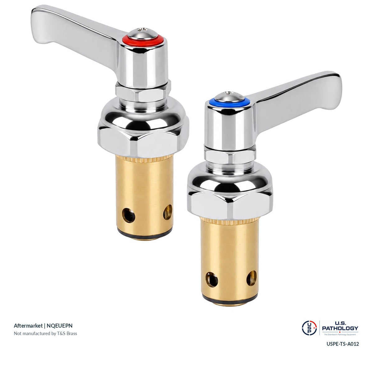 NQEUEPN Hot and cold water faucet cartridge set | Aftermarket; third-party aftermarket reference, not a T&S-manufactured product; USPE catalog USPE-TS-A012
