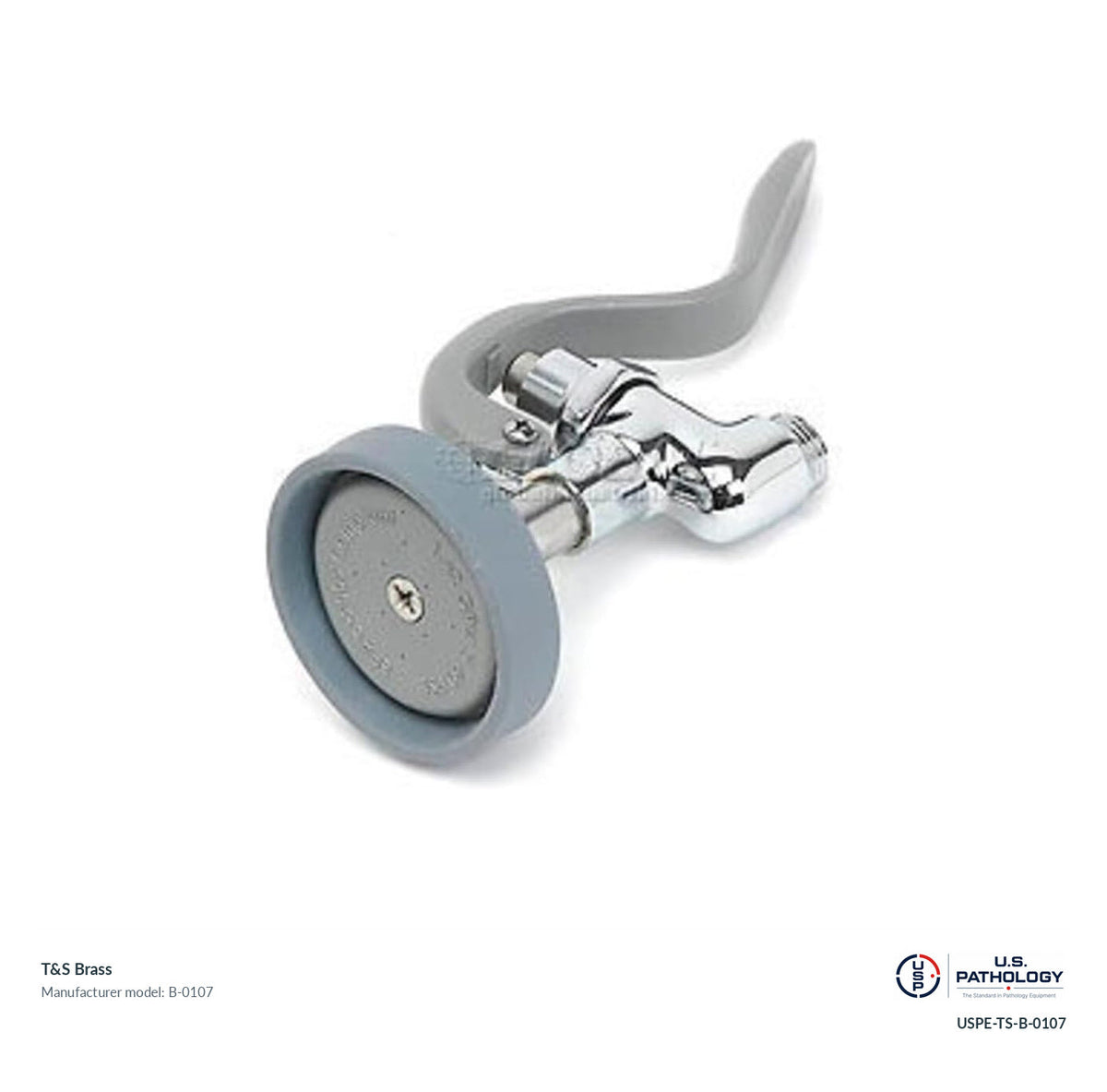 T&S Brass B-0107 Pre-rinse spray valve; genuine T&S manufacturer reference; USPE catalog USPE-TS-B-0107