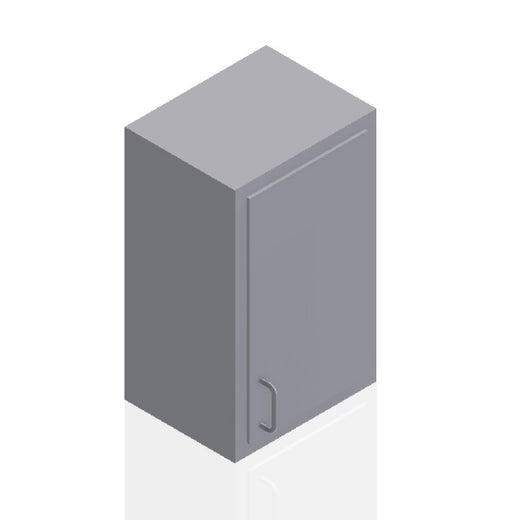 USPE 18-Inch Wall Cabinet, 30-Inch Tall, Solid Door