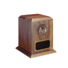 Walnut Military Spec Veteran Urn — VET-001