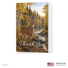 Whitetail Hollow Funeral Acknowledgment Cards