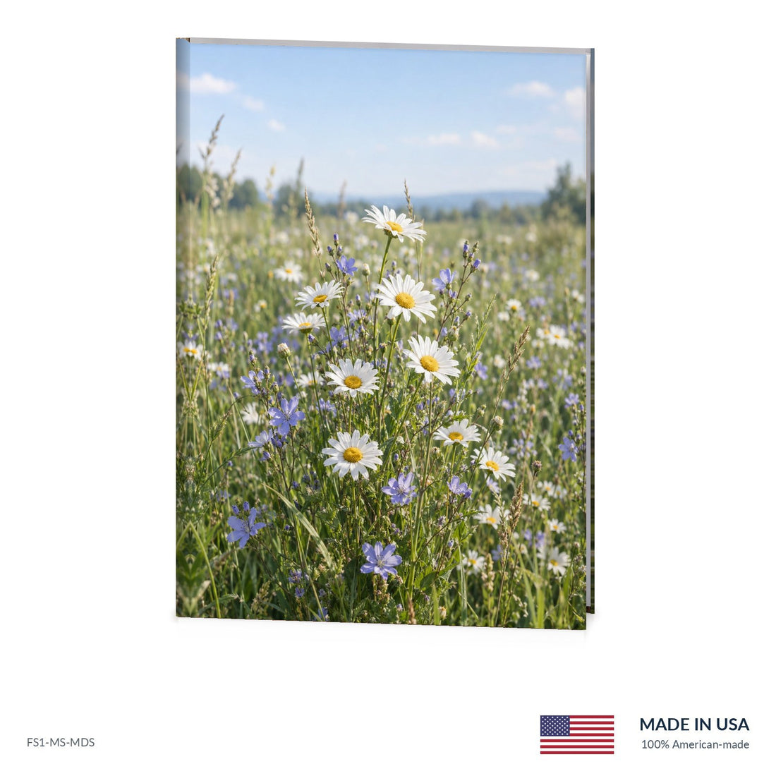Wildflower Field Funeral Register Book