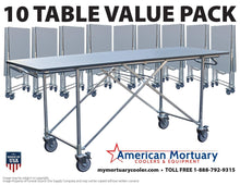 10 Value Pack: Heavy - Duty Folding Dressing Tables - Tough & Affordable Mortuary Prep Solution - American Mortuary Coolers & Equipments