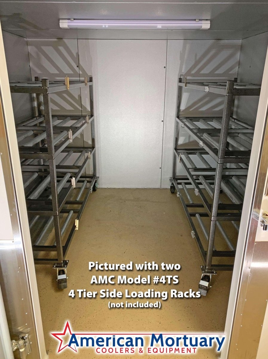 10x10 Walk - In Mortuary Cooler – Model 2000 - 1010 - American Mortuary Coolers & Equipments