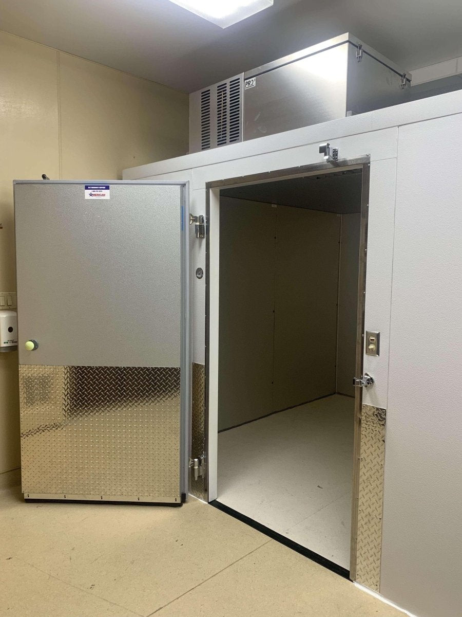 10x10 Walk - In Mortuary Cooler – Model 2000 - 1010 - American Mortuary Coolers & Equipments