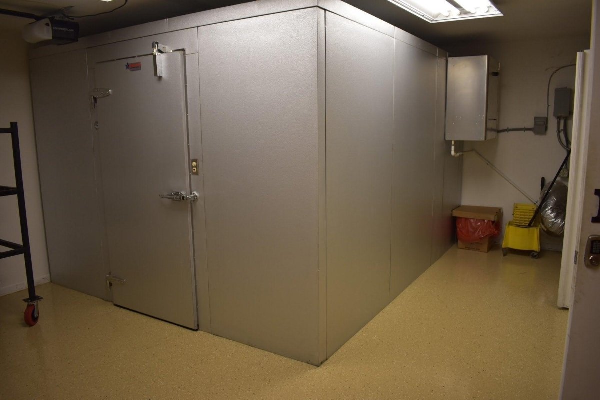 10x10 Walk - In Mortuary Cooler – Model 2000 - 1010 - American Mortuary Coolers & Equipments