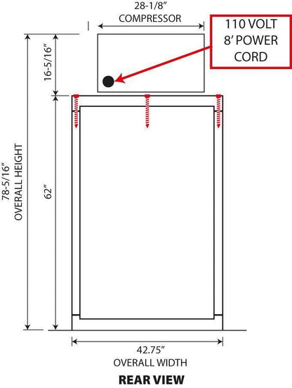 American Mortuary Coolers 3 Body Oversized Freezer engineered for high-volume morgues and funeral facilities.