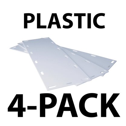 Mortuary rack storage board bulk pack detail, waterproof HDPE construction for funeral home and morgue racking