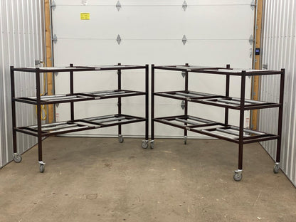 AMC 3TSL – 3-Tier Side Loading Mortuary Rack | Mobile & Affordable - American Mortuary Coolers & Equipments