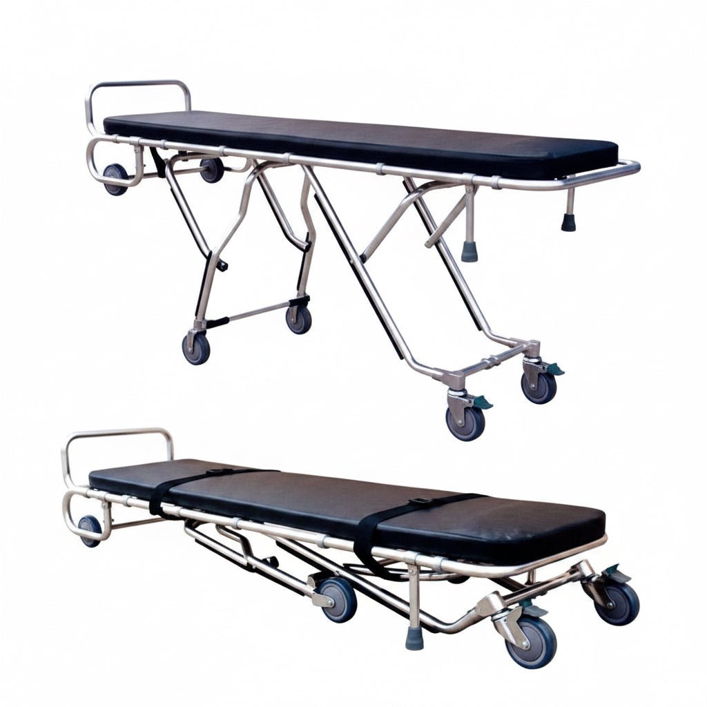 AME PRO Model 500 mortuary cot for funeral home first call removal service

