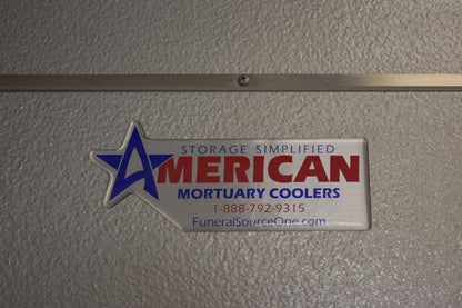 American-made walk-in mortuary cooler manufactured for professional deathcare environments