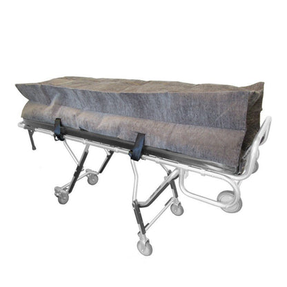 Model 335 premium plush mortuary cot pouch, standard and oversized first call transfer pouch