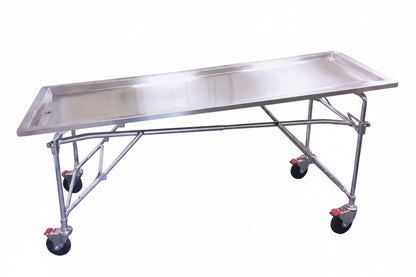 Multi - Height Folding Embalming Table BEST PRICE - American Mortuary Coolers & Equipments