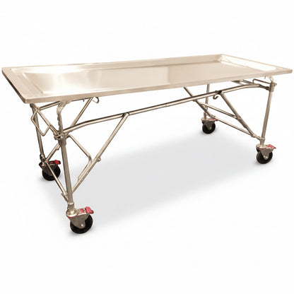 Multi - Height Folding Embalming Table BEST PRICE - American Mortuary Coolers & Equipments