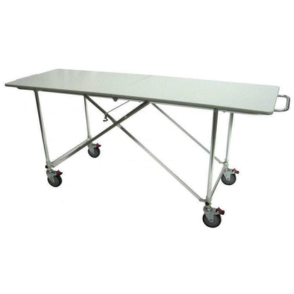Premium American - Made Hydraulic Embalming Table & Folding Dressing Table Bundle | Oversized Stainless Steel, Easy - Clean, No Assembly Required - American Mortuary Coolers & Equipments