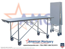 Single Folding Mortuary Dressing Table | Space - Saving Design - American Mortuary Coolers & Equipments