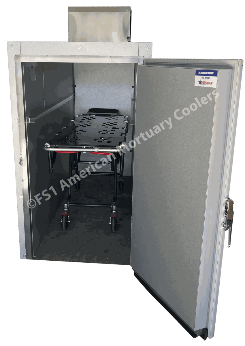 Standard 2 Body Roll - In Mortuary Cooler – Cot Compatible | USA Made - American Mortuary Coolers & Equipments