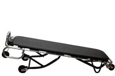 1000E bariatric cot frame detail, reinforced 1,000 lb capacity cadaver cot construction