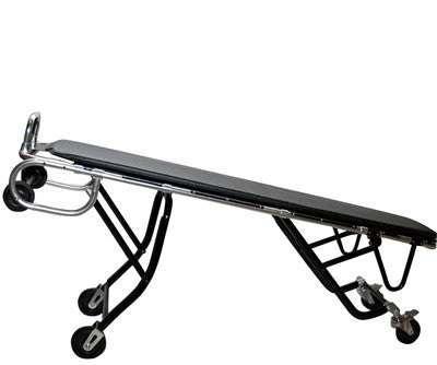 1000E bariatric mortuary cot side profile, 1,000 lb oversized first call removal stretcher